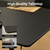Square Dining Table, 31.5" Tulip Table with Thickened Tabletop & Metal Pedestal, Mid Century Modern Bistro Table for Kitchen, Small Places, Living Room, Cafe (Black)