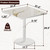 31.5" Tulip Table,Square Kitchen Dining Table for 2-4 with Thick Sintered Stone Top,Titanium Golden Pedestal Base,Heat-Resistant,Bistro Table for Dining Room,Café,Small Space（Amber Rift）