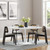 60" Mid-Century Modern Dining Table with Round Top and Pedestal Base in White