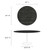 Dining Table, 60", White Black