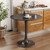 23.6" Round Tulip Dining Table, Mid-Century Tulip Table Kitchen Tulip Dining Table 2 People with MDF Table Top & Pedestal Base for Office Living Room