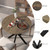 31.5 Inch Round Tulip Dining Table, Small Circle Kitchen Table with Metal Black Legs for 2-4 People,Modern Dining Room Table