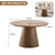 47.2 Inch Round Tulip Dining Table, Circle Kitchen Table for 2-4 People for Kitchen Dining Room