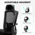 Big and Tall Office Chair 700lbs with Ergonomic W Wide Thick Seat Cushion, Oversized Mesh Desk Chair with Adjustable Lumbar for Heavy People, Computer Chair with 4D Armrest Headrest Footrest