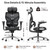 Ergonomic Mesh Office Chair - 10 Hours Comfort Dual Lumbar Support, 330lbs