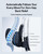 Ergonomic Office Chair, Mesh Desk Chair with 3-Zone Floating Lumbar Support, Upgraded 4D Headrest, 720° Armrests, Black