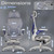 Ergonomic Mesh Office Chair with Footrest, Big and Tall Home Desk Chair with 5D Flip-Up Arms, Adjustable 3D Lumbar Support, Gaming & Executive Computer Chair (Cybernetic Pulse)