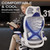Ergonomic Mesh Office Chair with Footrest, Big and Tall Home Desk Chair with 5D Flip-Up Arms, Adjustable 3D Lumbar Support, Gaming & Executive Computer Chair (Cybernetic Pulse)