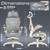 Ergonomic Mesh Office Chair with Footrest, Big and Tall Home Desk Chair with 5D Flip-Up Arms, Adjustable 3D Lumbar Support, Gaming & Executive Computer Chair (Foggy Morning)