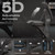 Ergonomic Mesh Office Chair with Footrest, Big and Tall Home Desk Chair with 5D Flip-Up Arms, Adjustable 3D Lumbar Support, Gaming & Executive Computer Chair (Night Reaper)