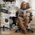 Ergonomic Mesh Office Chair with Footrest, Big and Tall Home Desk Chair with 5D Flip-Up Arms, Adjustable 3D Lumbar Support, Gaming & Executive Computer Chair (Tangerine Burst)
