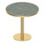 31.5" Round Tulip Dining Table, Mid-Century Tulip Table Kitchen Tulip Dining Table 2 People with Faux Marble Table Top & Stainless Steel Base for Office Living Room