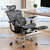 Ergonomic Mesh Office Chair with 2-Zone Lumbar Support and Footrest,Black