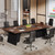 8ft Conference Table, Large Office Conference Table for 8-10 Person, Business Seminar Furniture for Conference Room