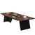8ft Conference Table, Large Office Conference Table for 8-10 Person, Business Seminar Furniture for Conference Room