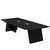 8ft Conference Table, Large Meeting Table for 8-10 People, Business Seminar Furniture for Office Conference Room (4, Black)
