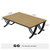 6.5FT Conference Table for 6-8 People, 78 inch Long Rectangular Seminar Table with Strong Metal Frame, Business Furniture Boardroom Desk for Office Meeting Conference Room (2PCS, Oak)
