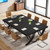 6.5FT Conference Table for 6-8 People, 78 inch Long Rectangular Seminar Table with Strong Metal Frame, Business Furniture Boardroom Desk for Office Meeting Conference Room (4PCS, Black)