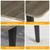 6FT Conference Table, 70.86L x 35.43W x 29.52H Inches Boat Shaped Meeting Table, Industrial Grey Seminar Table for Office Meeting Conference Room