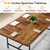 6FT Conference Table, Rustic Rectangle 70.8" W x 35.4" D Meeting Table, Modern Seminar Table Boardroom Desk for Office Meeting Conference Room (6ft, Rustic)