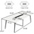 8FT Conference Table, 94.49" L x 47.24" W x 29.53" H Meeting Seminar Table with Grommet, Large Boat Shaped Computer Desk, Boardroom Desk for Office Meeting Conference Room,White