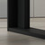 7FT Conference Table for 6-8 People, Large Rectangular Meeting Table, Modern Seminar Table for Office Meeting Conference Room, Black and Deep Brown (86.8”L x 47.2”W x 29.4”H)