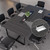 8FT Conference Table,94.4 L x 47.2 W x30.7 H Meeting Seminar Table with Grommet,Stability Enhancement,Large Conference Room Table for Office Meeting (Gray)