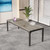 6.5 FT Conference Room Table, 78.74" W x 27.56" D Large Office Conference Table, Modern Seminar Meeting Table Desk for Boardroom, Meeting Room (6, Gray and Black)