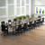 60" Conference Desk Set of 6, Modern Boardroom Desk with Storage Bag, Headphone Hook, Sturdy Metal Frame, Rectangular Seminar Table with Charging Station