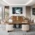 70.86" Rectangular Conference Table for 6-8 (Dark Brown)