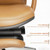 Ergonomic Genuine Leather Office Chair with Footrest 400lbs