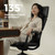 Executive Leather Office Chair, Top Grain Genuine Leather Executive Chair High Back with headrest, Adjustable Tilt & Height, Ergonomic Swivel Chair with Wheels (Black)