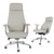 Genuine Leather High-Back Executive Office Chair,Ergonomic