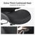 Executive Office Chair, Thick Padded PU Leather Desk Chair with Adjustable Lumbar Support and 3D Armrests, Easy-Clean for Home Office and Study Room(Pack of 1, Black)