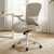 Executive Office Chair, Thick Padded PU Leather Desk Chair with Adjustable Lumbar Support and 3D Armrests, Easy-Clean for Home Office and Study Room(Pack of 1, Pale Gray)