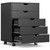 5 Drawer File Cabinet with Wheels, Under Desk Storage Printer Stand
