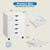 5 Drawer File Cabinet on Wheels, Printer Stand