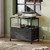 3 Drawer Mobile File Cabinet with Storage Shelf