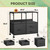 3 Drawer Mobile File Cabinet with Storage Shelf