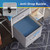 3 Drawer Mobile File Cabinet with Open Storage Shelf