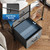 3 Drawer Mobile File Cabinet with Open Storage Shelf