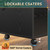 Wood File Cabinet, 3 Drawer Lateral Filing Cabinet Black