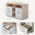 4 Drawer File Cabinet with Lock, Filing Cabinet for Home Office