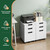 3 Drawer Mobile File Cabinet with Lock,Under Desk Metal Small Filing Cabinets for Home Office Organizer Letters/Legal/A4(Fully Assembled Except Wheels-White)