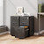 3 Drawer Mobile File Cabinet, Fully Assembled Except Casters