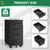 3 Drawer Slim File Cabinet, Mobile Filing Cabinet with Lock,Black Rolling Narrow File Cabinets with Casters, Under Desk Office Cabinets for Home Office,Fit A4/Letter/Legal(Unassembled)