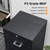 2-Drawer File Cabinet with Lock, Small Rolling Wood Filing Cabinet for Hanging Letter Size Filings with Tabs, Mobile Under Desk File Organizer for Home Office, Classic Black, 27.2" H