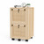 2 Drawer File Cabinet with Lock, Rolling File Cabinets for Home Office, Small Printer Stand, Wood Rattan Oak File Organizer, Under Desk Filing Cabinet on Wheels for Folders with Tabs