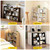Wooden Extendable Shelf Bookcase, 3-Tier Low Bookshelf, Black, L