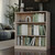 Solid Wood Bookcase - 3 Tier Floor Standing Bookshelf - 36" Short Storage Shelf, 32” Wide - Beige, Display Furniture for Living Space, Renewable 100% Eco-Friendly Wood, Made in Brazil